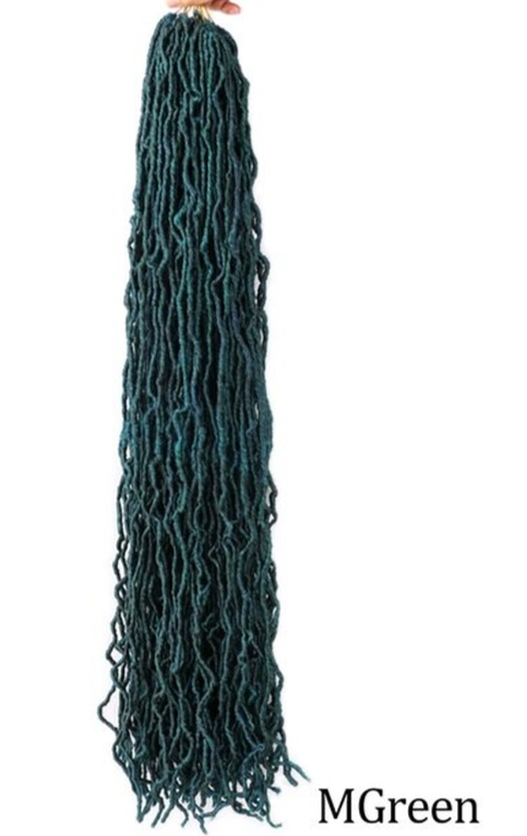 36Inch Faux Locs Crochet Braid Hair Synthetic Curly Hair Extensions Soft Locs