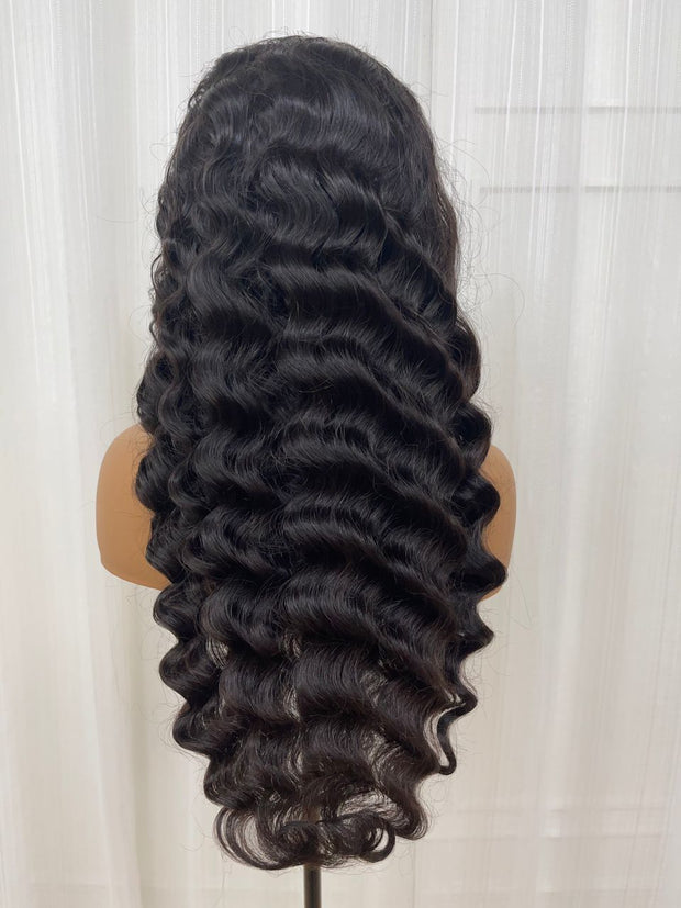 4x4; 5x5; 7x7; 13x4; 13x6 Bodywave virgin human hair wig with transparent lace 14” to 30”