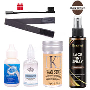 Lace Tint Spray Waterproof Lace Wig Glue for Lace Front Wig/Hair Glue Remover Wax Stick and Hair Band for Wig Glue Extra Hold