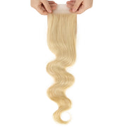 Blonde & Orange Brazilian Body Wave Human Hair,  3 bundles Human Hair with Closure