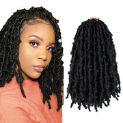 Butterfly Locs Crochet Hair Bob Distressed Locs Most Natural Pre Looped Crochet Braids Hair Extensions