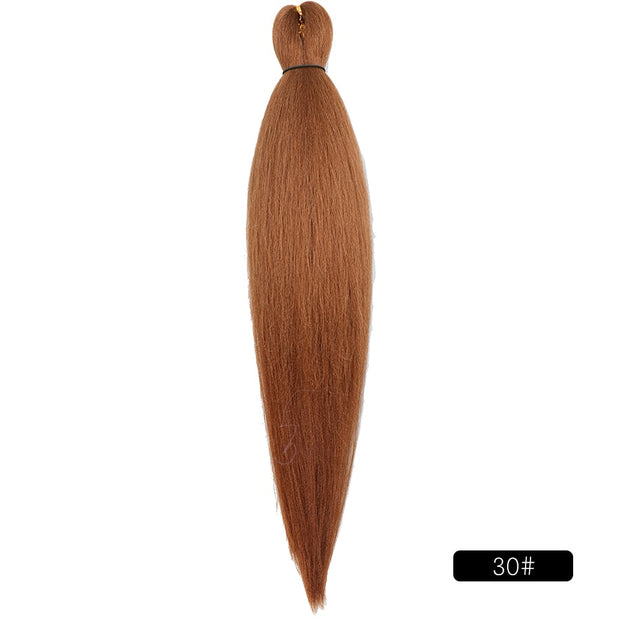 Pre Stretched 26" Braiding Hair Low Temperature Fiber Hot Water