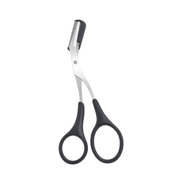 Eyebrow Trimmer Eyebrow Scissors with Comb Stainless Steel E