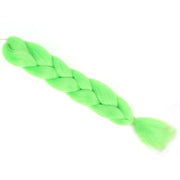 24Inch 100G GLOW IN THE DARK Synthetic Jumbo Braiding Hair Extensions