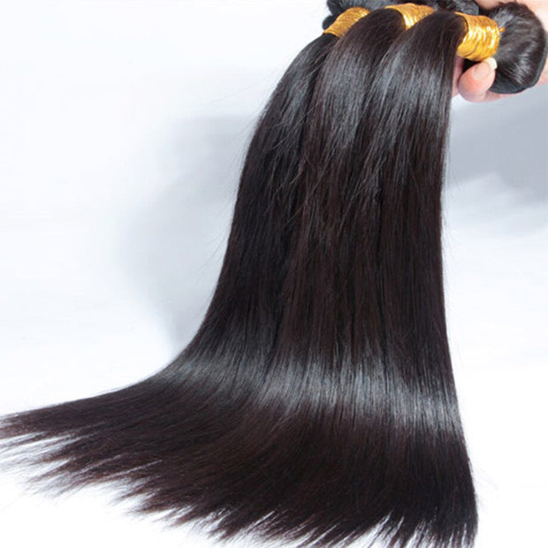 10A Remy Brazilian Silky Straight Human Hair Bundles 