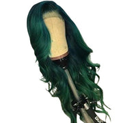 13x4 Colored Lace Front Wigs Human Hair Honey Blonde 613 Red Green Yellow Remy Human Hair Wig