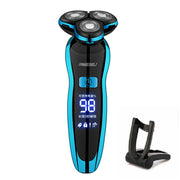 Rechargeable Electric Razor Dual Use Wet or Dry, Waterproof, Fast Charging