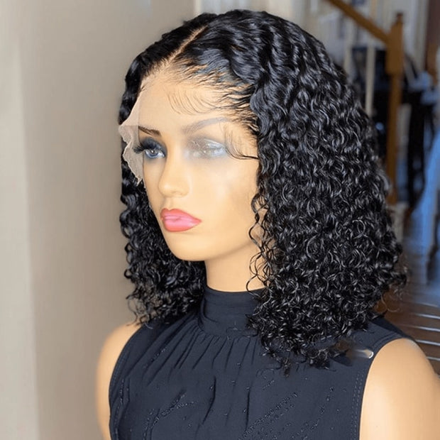 99J Brazilian Pre Plucked HD full Lace Front Water Wave Human Hair Wigs