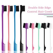 Double-sided edge control hair comb