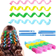 12/18Pcs Magic Hair Rollers Snail Shape Curler for Spiral Curls