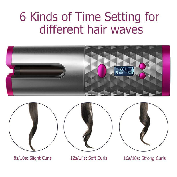Cordless Automatic Professional Rotating Curler Styling Tools