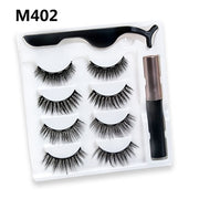 Mix 1/3/5/7/10 Pairs Magnetic False Eyelashes Liqiud Eyeliner Beauty Kit