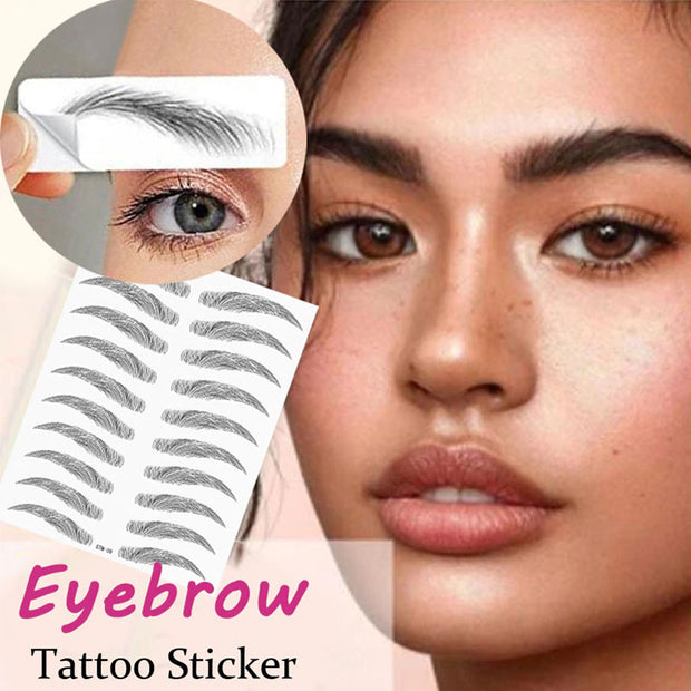 6D Eyebrow Tattoo Stickers Long Lasting False Eyebrow Enhancers