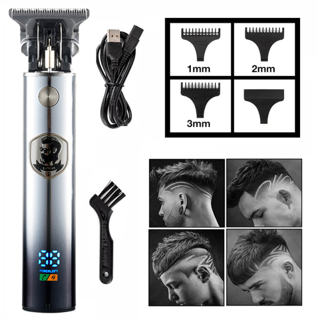 T9 USB Electric Rechargeable Professional Hair Cutting Machine