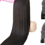 30” to 40” Brazilian Bone Straight 13x6/5x5/6x6 HD Lace Closure Wig