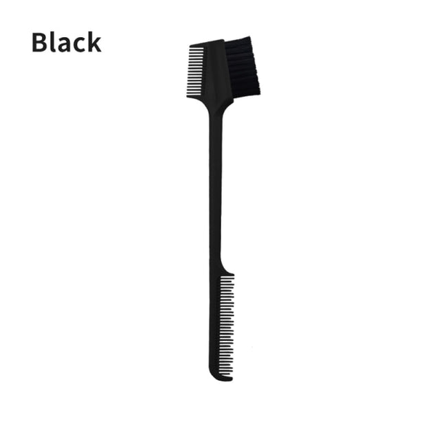 New Double-sided Edge Control Hair Brush Comb