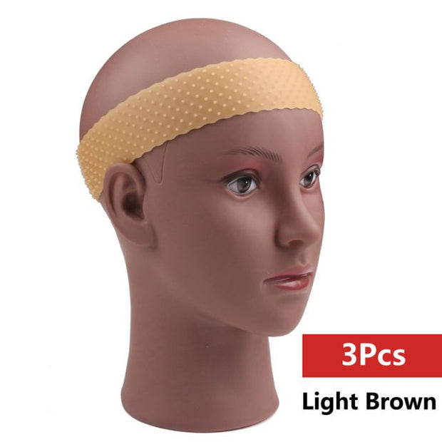 Non Slip Transparent Silicone Headband Strong Fix Lace Wig Grip Band