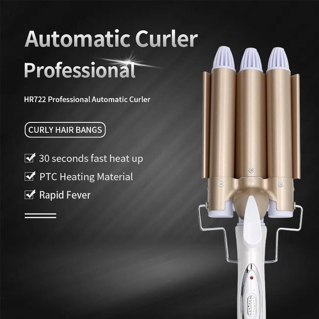 Automatic Wet and Dry Spiral Electric Curler