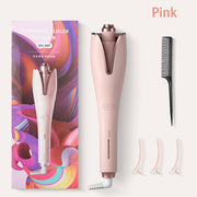Automatic rotating curling ceramic heating curler, hair styling tool.