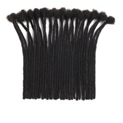 Dread loc Extensions 0.8cm Width Thickness Human Hair 30 Strands Handmade