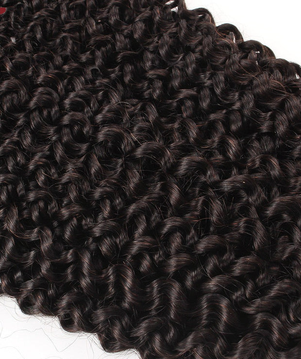 Jerry Curly Human Hair for Braiding Natural Color Indian Remy