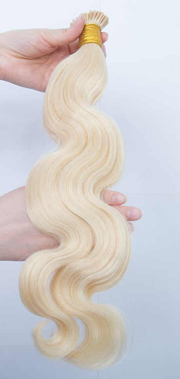 Body Wave Tip Microlinks Human Hair Extensions Brazilian Virgin Hair